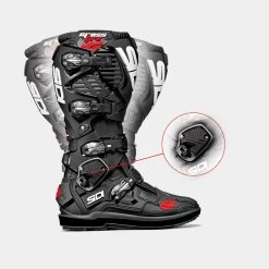 Sidi Crossfire 3 SRS Boots – Army/Black -Motorcycle Riding Equipment Sidi Crossfire 3 Motorcycle Boots Features 1 6