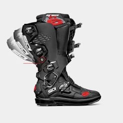 Sidi Crossfire 3 SRS Boots – Black/Ash -Motorcycle Riding Equipment Sidi Crossfire 3 Motorcycle Boots Features 2 3