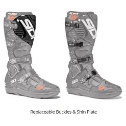 Sidi Crossfire 3 SRS Boots – Army/Black -Motorcycle Riding Equipment Sidi Crossfire 3 Motorcycle Boots Features 4 6