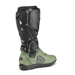 Sidi Crossfire 3 SRS Boots – Army/Black -Motorcycle Riding Equipment Sidi Crossfire 3 SRS Motorcycle Boots Army Black 2