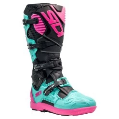 Sidi Crossfire 3 SRS Boots – Black/Mint/Pink