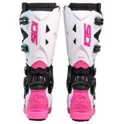 Sidi Crossfire 3 SRS Boots – Black/White/Pink -Motorcycle Riding Equipment Sidi Crossfire 3 SRS Motorcycle Boots Black White Pink 5