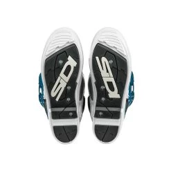 Sidi Crossfire 3 SRS Boots – White/Petrol -Motorcycle Riding Equipment Sidi Crossfire 3 SRS Motorcycle Boots White Petrol 6