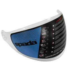 Spada Hellion Helmet Visor -Motorcycle Riding Equipment Spada Hellion Motorcycle Helmet Long Visor Clear 1