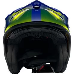 Spada Rock Pilot Helmet – Blue/White/Yellow -Motorcycle Riding Equipment Spada Rock Pilot 06 Motorcycle Helmet Blue White Fluo 9