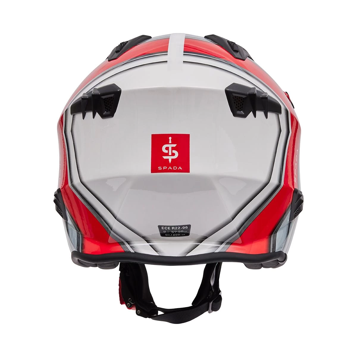 Spada Rock Stasis Helmet – Grey/Red 5 Spada Rock Stasis Helmet – Grey/Red - Image 3
