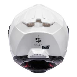 Spada SP18 Plain Helmet – White 8 Spada SP18 Plain Helmet – White -Motorcycle Riding Equipment Spada SP18 Plain Motorcycle Helmet White 3