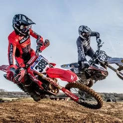 Wulfsport Corsair Trousers – Red -Motorcycle Riding Equipment Wulfsport Corsair Motocross Kit Lifestyle 4 1 1