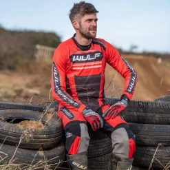 Wulfsport Corsair Jersey – Pink/Blue -Motorcycle Riding Equipment Wulfsport Corsair Motocross Kit Lifestyle 8 1 4