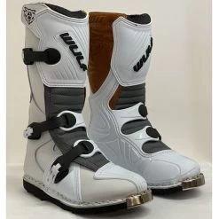 Wulfsport Cub LA Kids Boots 37 Wulfsport Cub LA Kids Boots -Motorcycle Riding Equipment Wulfsport Cub LA Off Road Motorbike Boots White 2