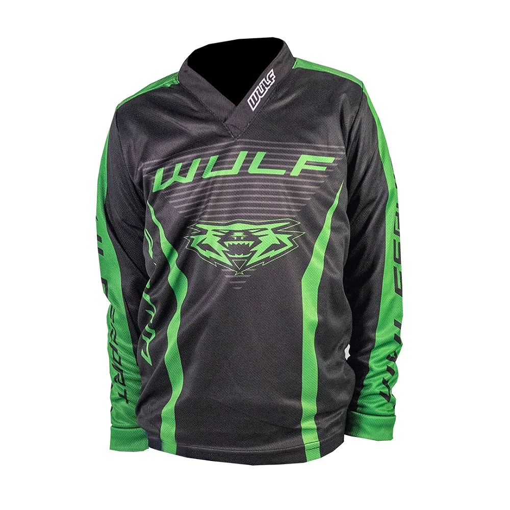 Wulfsport Cub Linear Jersey – Green 3 Wulfsport Cub Linear Jersey – Green