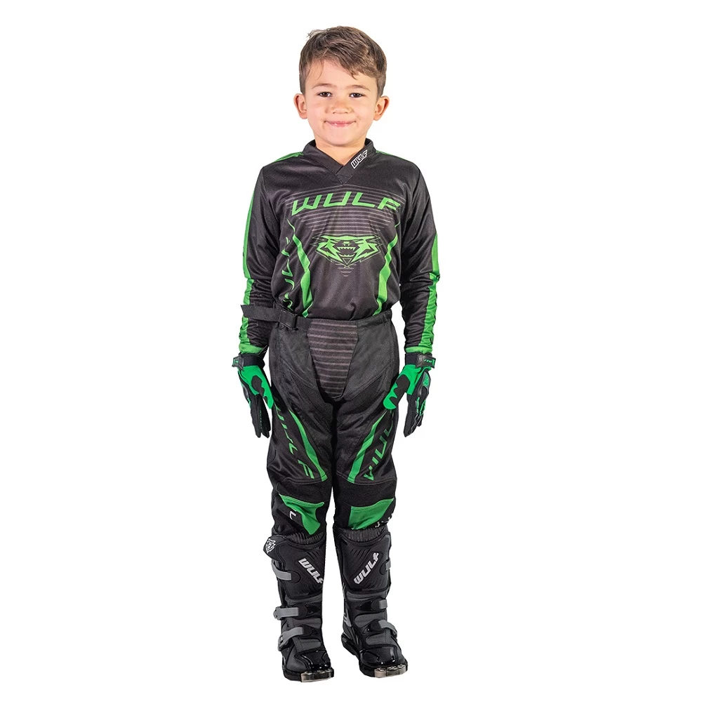 Wulfsport Cub Linear Jersey – Green 4 Wulfsport Cub Linear Jersey – Green - Image 2