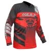 Wulfsport Cub Matrix Jersey – Red -Motorcycle Riding Equipment Wulfsport Matrix Motocross Jersey Red